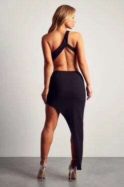 Asymmetric Cut Out One Shoulder Dress 8 Asymmetric Cut Out One Shoulder Dress -Cheap Dress Store black asymmetric cut out one shoulder dress 2