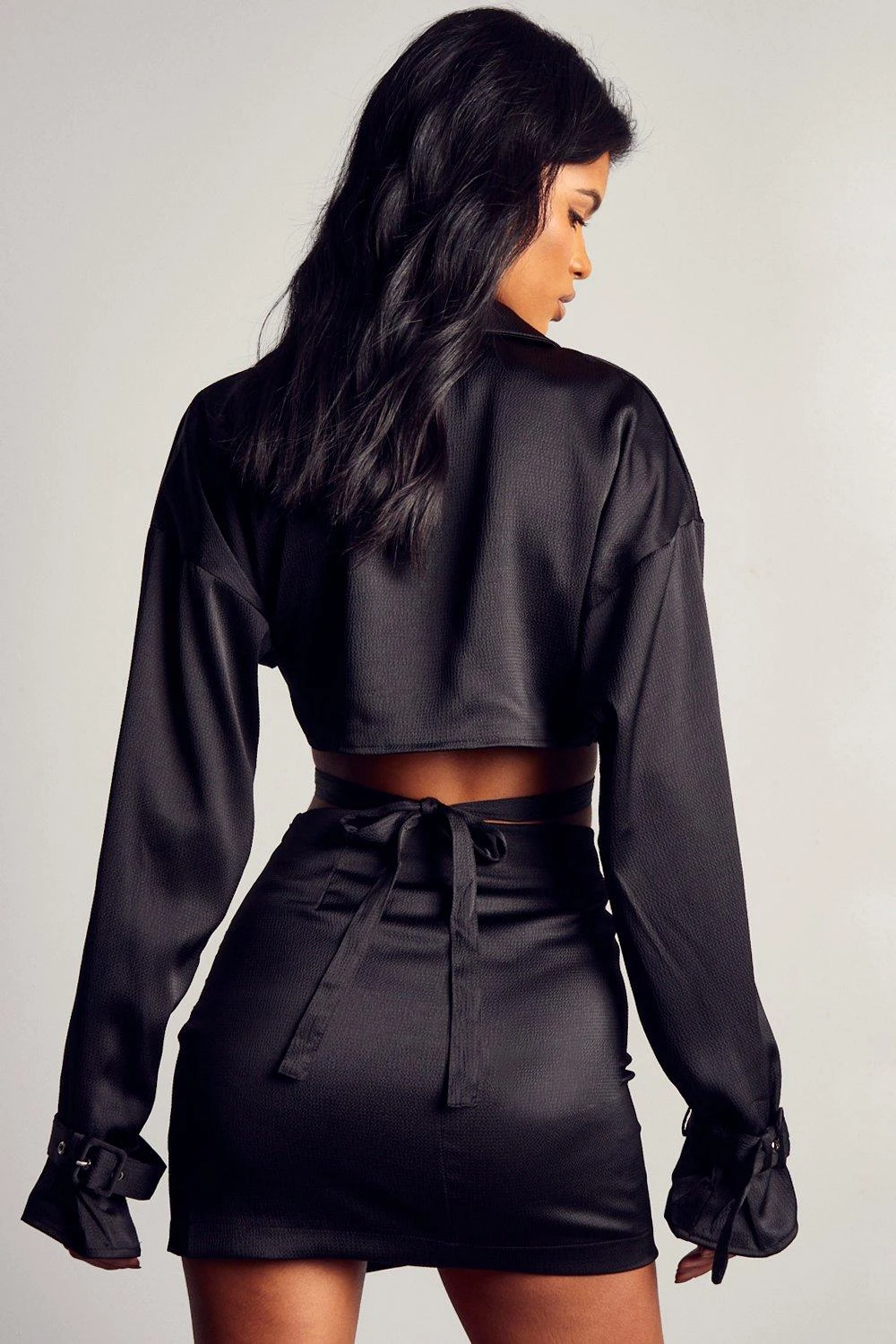 Embossed Satin Shirt 3 Embossed Satin Shirt - Image 3