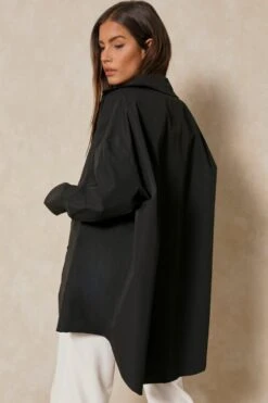 Extreme Oversized Shirt 10 Extreme Oversized Shirt -Cheap Dress Store black extreme oversized shirt 4
