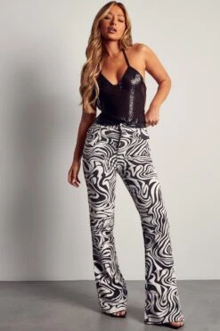 Marble Print Jeans 9 Marble Print Jeans -Cheap Dress Store black marble print jeans 3