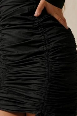 Missé Ruched Cup Detail Mini Dress -Cheap Dress Store black missC3A9 ruched cup detail mini dress 5