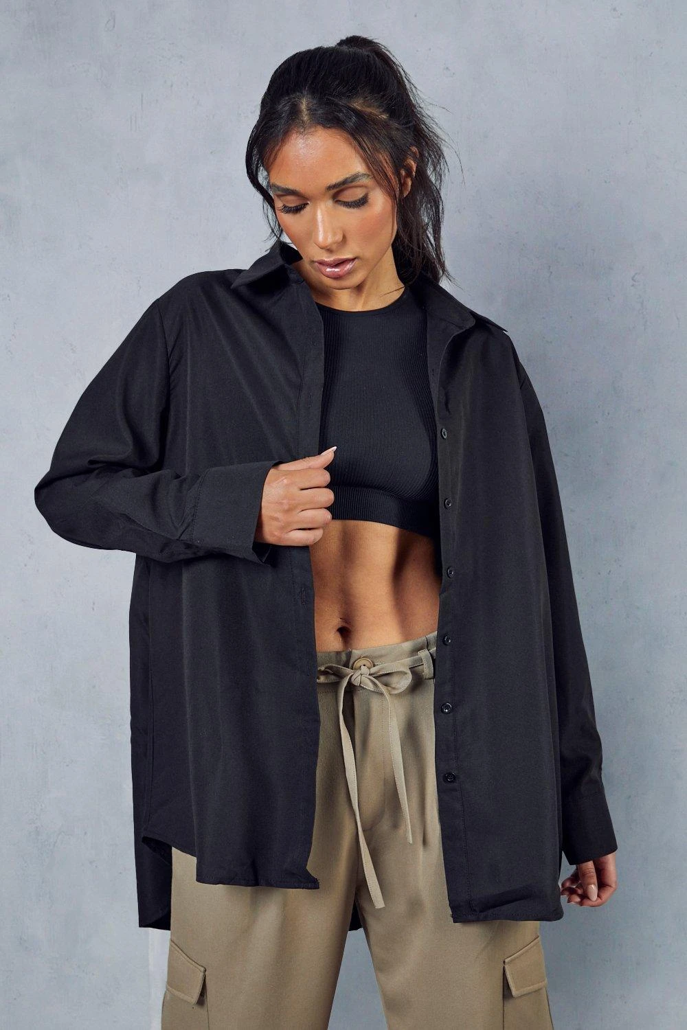 Oversized Grandad Shirt 5 Oversized Grandad Shirt - Image 5