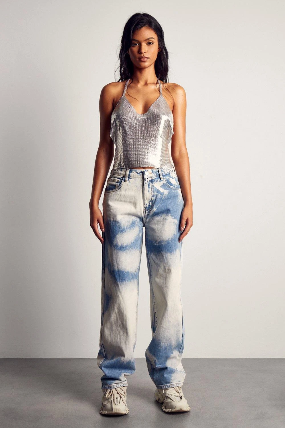 Cloud Wash Oversized Baggy Jeans 1 Cloud Wash Oversized Baggy Jeans