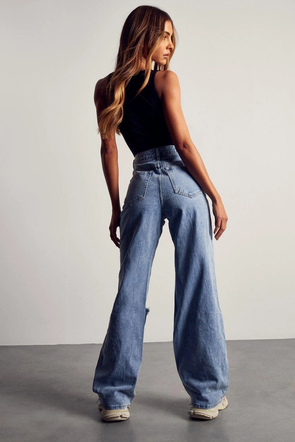 Distressed Boyfriend Jeans 3 Distressed Boyfriend Jeans - Image 3