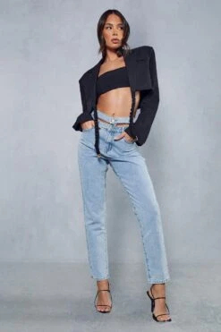 Double Waist Mom Jeans