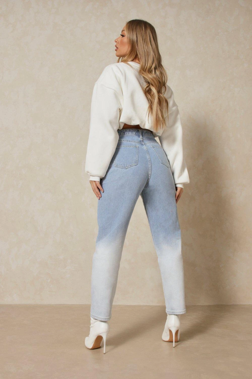 Missé Dip Hem Straight Leg Jean 3 Missé Dip Hem Straight Leg Jean - Image 3