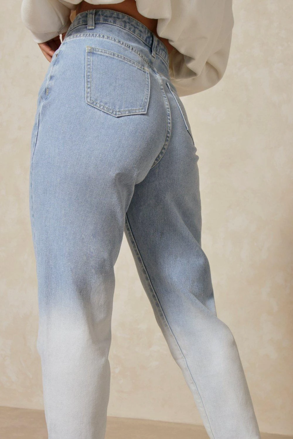 Missé Dip Hem Straight Leg Jean 5 Missé Dip Hem Straight Leg Jean - Image 5