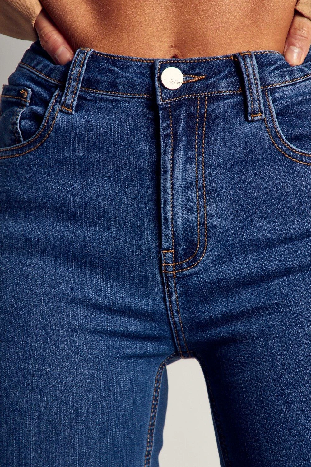 Straight Leg Inside Split Jean 6 Straight Leg Inside Split Jean - Image 6