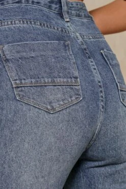 Turn Up Hem Skinny Jean -Cheap Dress Store blue turn up hem skinny jean 5