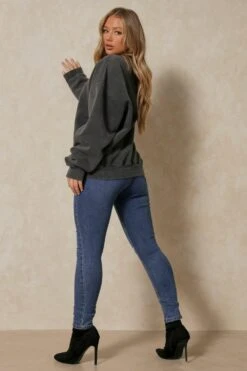 Dark Wash High Waisted Skinny Jean -Cheap Dress Store dark wash high waisted skinny jean 3