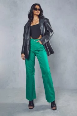 Raw Hem Jean -Cheap Dress Store green raw hem jean 3