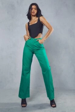 Raw Hem Jean -Cheap Dress Store green raw hem jean 4