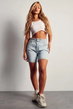 Paper Bag Waist Detail Short