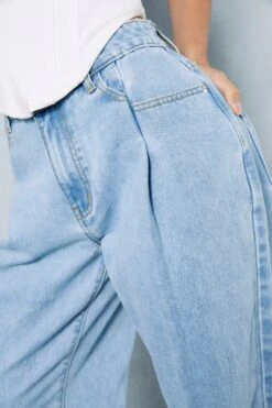 Pleat Front Straight Leg Jean 13 Pleat Front Straight Leg Jean -Cheap Dress Store light blue pleat front straight leg jean 6