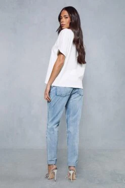 Extreme Distressed Mom Jeans 8 Extreme Distressed Mom Jeans -Cheap Dress Store light wash extreme distressed mom jeans 2