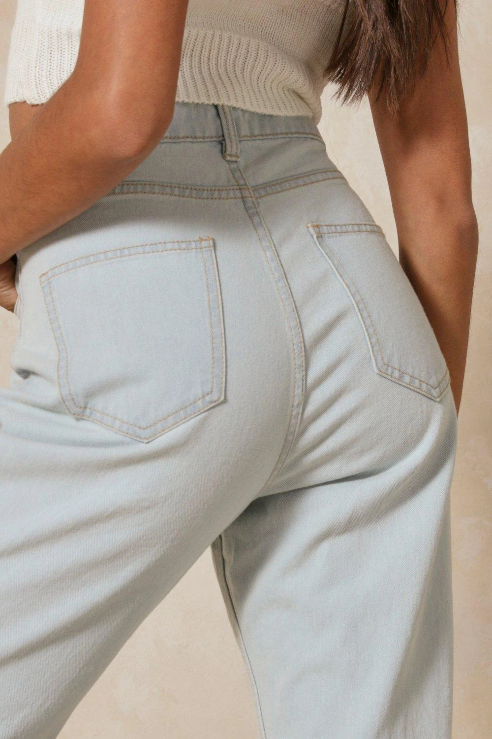 Mid Rise Super Distressed Boyfriend Jean 2 Mid Rise Super Distressed Boyfriend Jean - Image 2