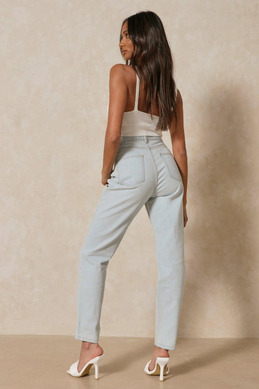 Mid Rise Super Distressed Boyfriend Jean 3 Mid Rise Super Distressed Boyfriend Jean - Image 3