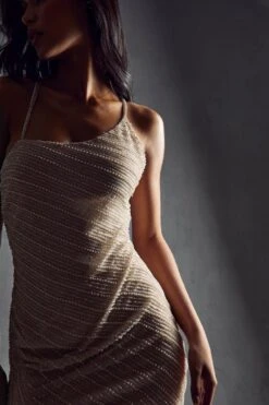 Cheap Dress Store -Cheap Dress Store nude macy premium embellished draped maxi dress 1