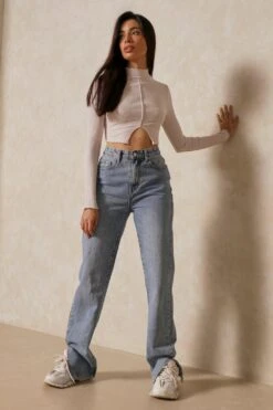 Raw Hem Seam Detail Top 9 Raw Hem Seam Detail Top -Cheap Dress Store oatmeal raw hem seam detail top 3