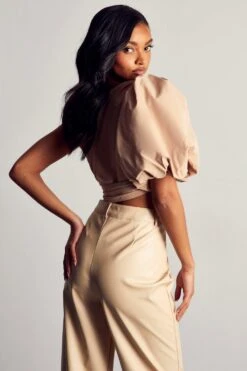 One Shoulder Extreme Puff Sleeve Top 8 One Shoulder Extreme Puff Sleeve Top -Cheap Dress Store stone one shoulder extreme puff sleeve top 2