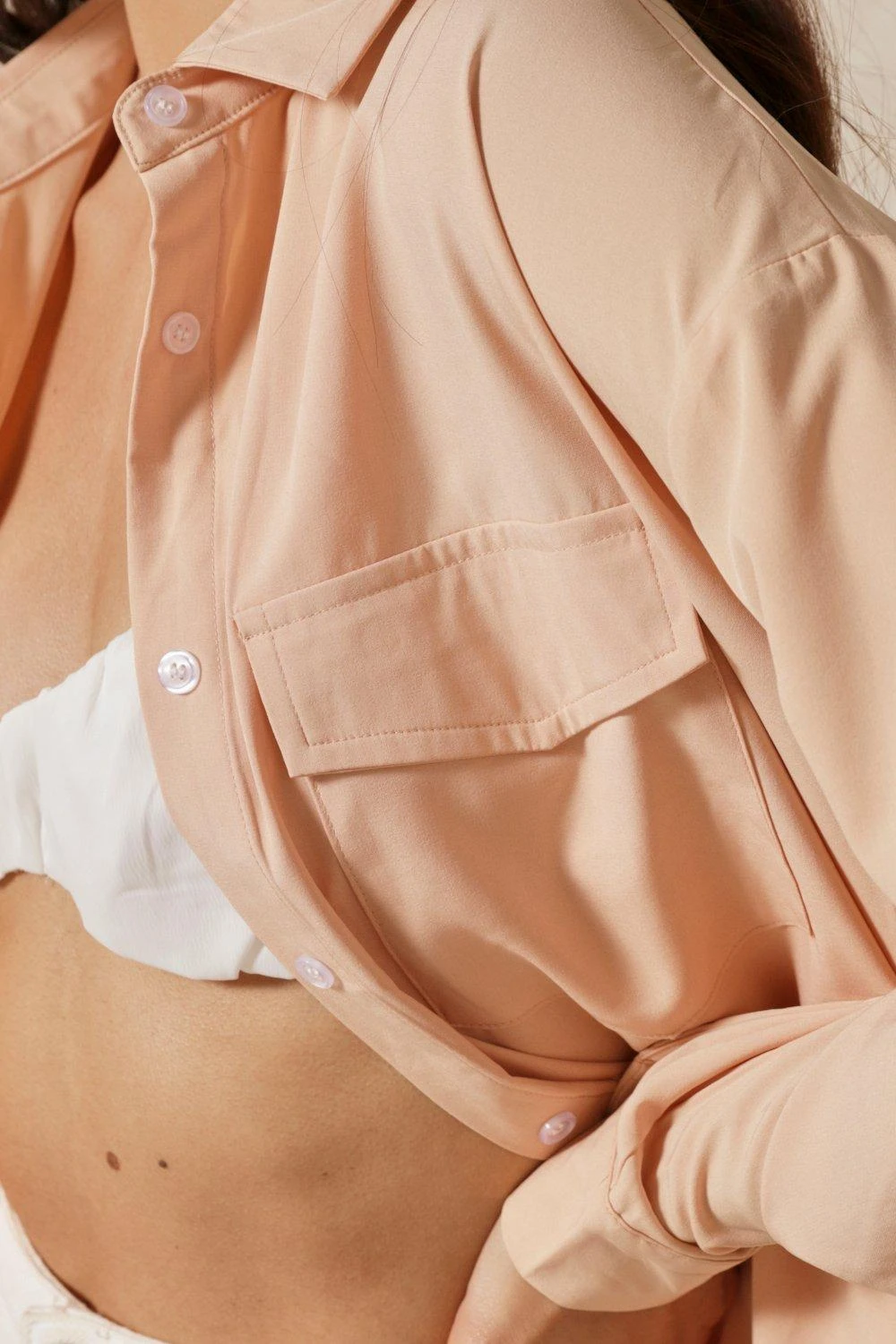 Oversized Pocket Detail Shirt 2 Oversized Pocket Detail Shirt - Image 2