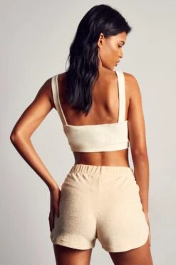 Towelling Scoop Neck Crop Top 8 Towelling Scoop Neck Crop Top -Cheap Dress Store stone towelling scoop neck crop top 2