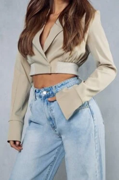 High Waisted Drop Pocket Baggy Jeans -Cheap Dress Store vintage wash high waisted drop pocket baggy jeans 5