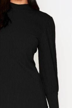 Puff Sleeve Swing Dress -Cheap Dress Store wine puff sleeve swing dress 3